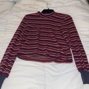 long sleeve crop top, worn once